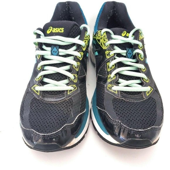 ASICS Women's GT-2000 4 Athletic Running Shoe Size 9.5 Dynamic DuoMax Black Teal - Picture 5 of 11